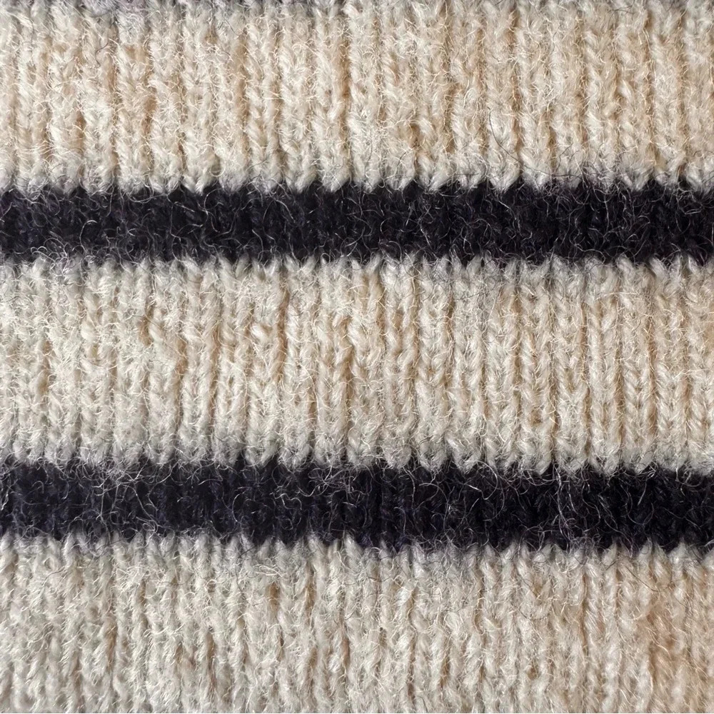 Saint James Navy and Cream Striped Sweater - Picture 14 of 15
